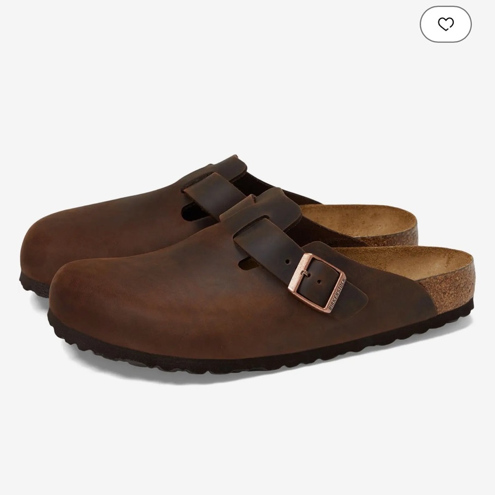 NEW Birkenstock Boston Oiled Leather - Habana